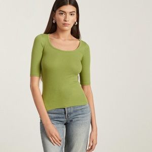 Everlane Pima Micro-rib Tee